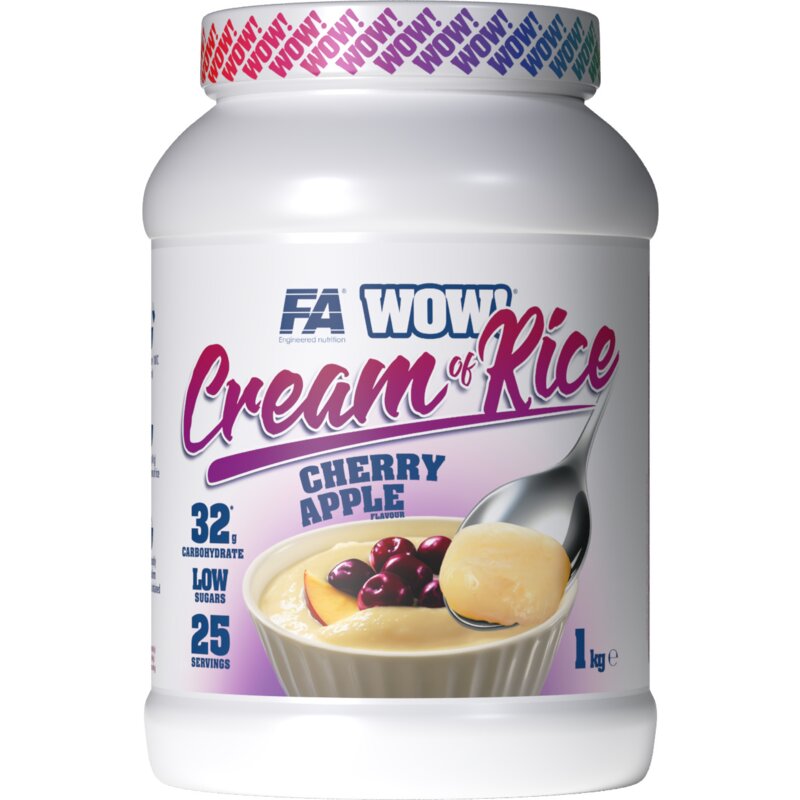 Odżywka węglowodanowa FA Wow! Cream Of Rice Wiśniowo-jabłkowy (1000 g)