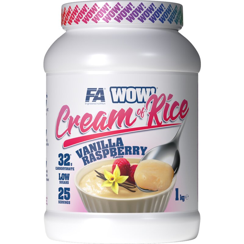 Odżywka węglowodanowa FA Wow! Cream Of Rice Waniliowo-malinowy (1000 g)