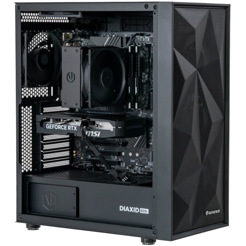Komputer MAD DOG GENESIS-I05DB32 i5-14400F 32GB RAM 1TB SSD GeForce RTX5060Ti DLSS 4.5 Wi-Fi
