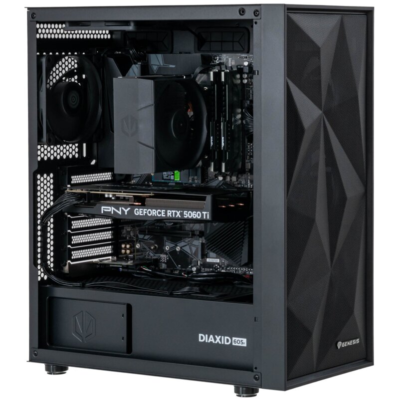 Komputer MAD DOG GENESIS-A07WB32WH R5-5500 32GB RAM 1TB SSD GeForce RTX5060Ti DLSS 4.5 Wi-Fi Windows 11 Home