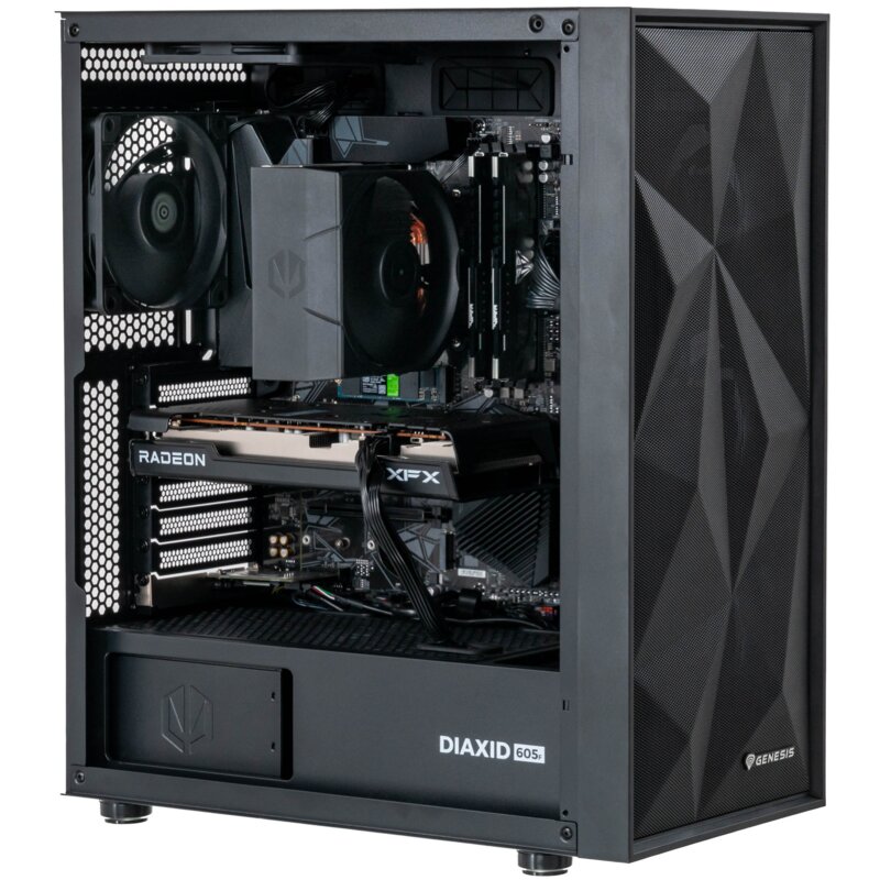 Komputer MAD DOG GENESIS-A08DB32 R5-5500 32GB RAM 1TB SSD Radeon RX7600 Wi-Fi