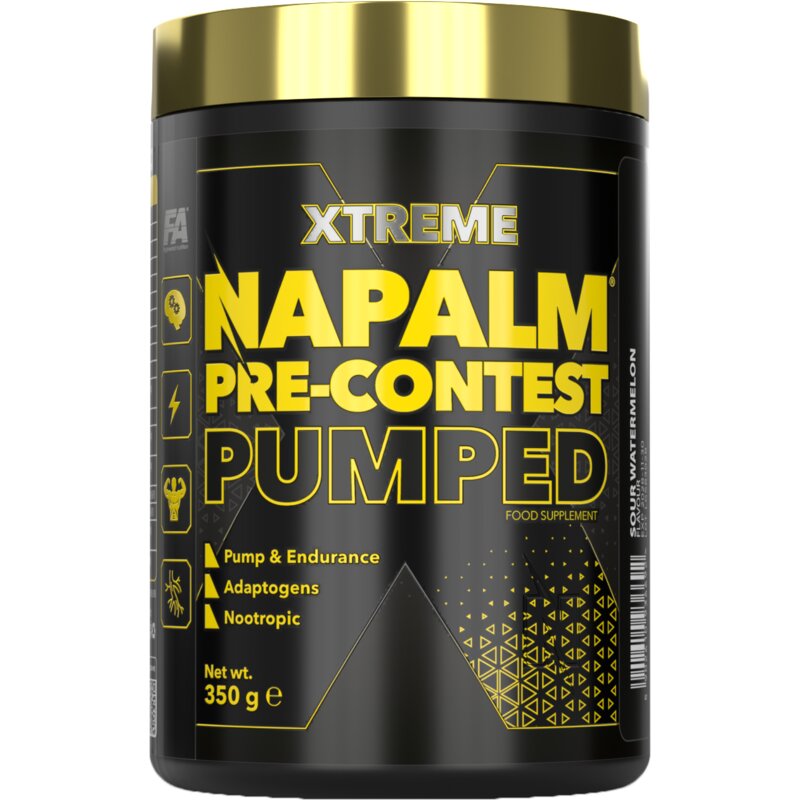 Przedtreningówka FA Napalm Pre-Contest Pumped Poncz z czerwonych owoców (350 g)