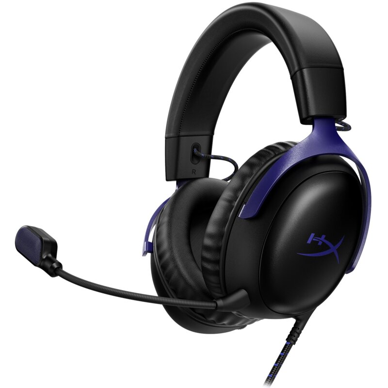 Słuchawki HYPERX Cloud III Nauszne, Dźwięk przestrzenny Czarno-niebieski