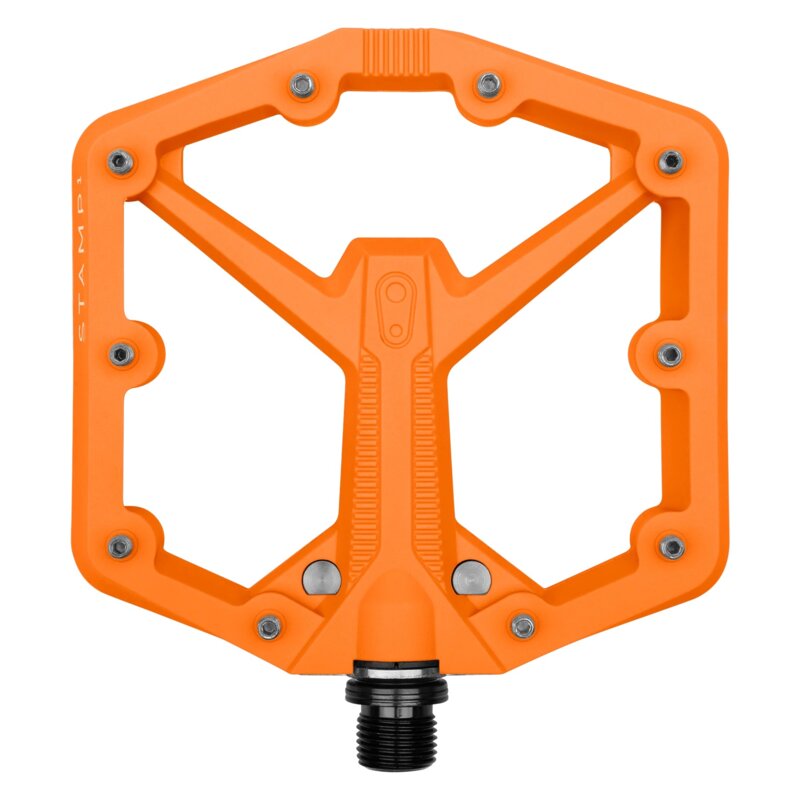 Pedały rowerowe CRANKBROTHERS Stamp 1 Large Pomarańczowy