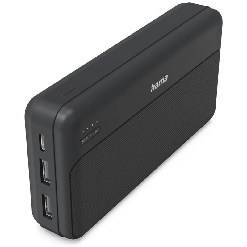 Powerbank HAMA 201774 20000 mAh 10.5W Antracyt