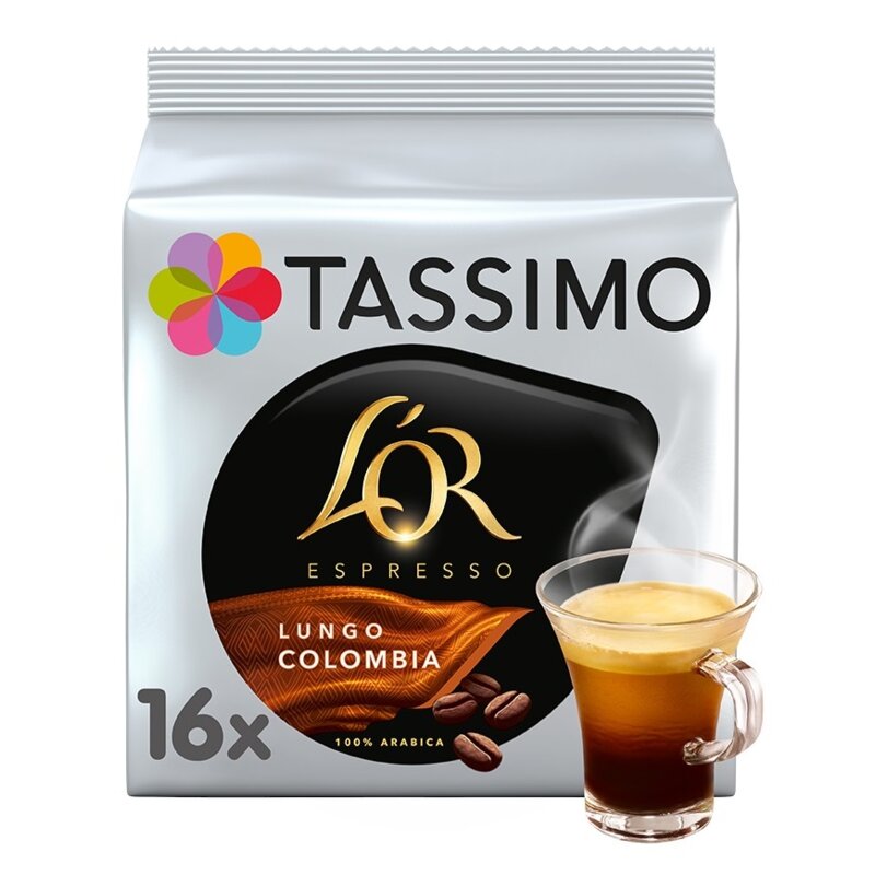 Kapsułki TASSIMO Jacobs L'Or Lungo Colombia do ekspresu Bosch Tassimo 16 szt.