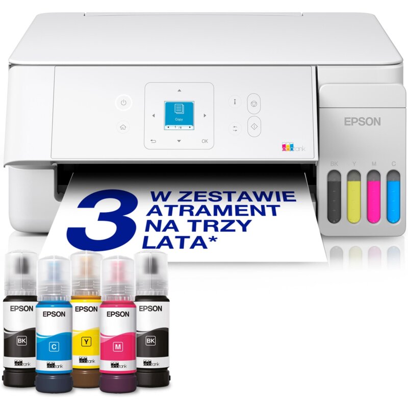 Urządzenie wielofunkcyjne EPSON EcoTank L3366 Druk w kolorze, Wi-Fi