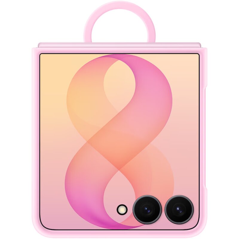 Etui SAMSUNG Silicone Ring Magnet do Galaxy Z Flip 8 Fioletowy EF-EF776CVEGWW