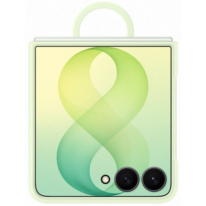 Etui SAMSUNG Silicone Ring Magnet do Galaxy Z Flip 8 Zielony