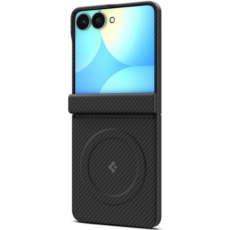 Etui SPIGEN Airskin Aramid Magsafe do Samsung Galaxy Z Flip 8 Czarny