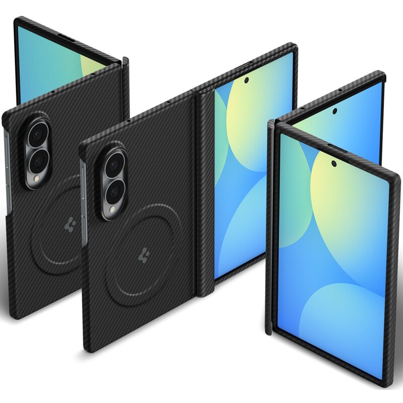 Etui SPIGEN Airskin Aramid MagSafe do Samsung Galaxy Z Fold 8 Czarny