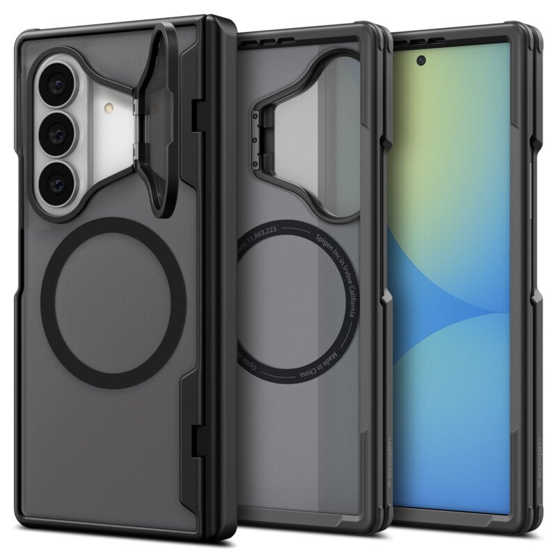 Etui SPIGEN Optik Armor Pro MagSafe do Samsung Galaxy Z Fold 8 Ultra Czarny