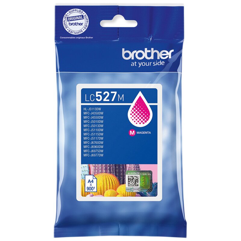 Tusz BROTHER Purpurowy 10 ml LC-527M