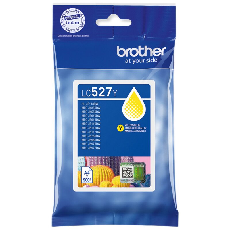 Tusz BROTHER Żółty 10 ml LC-527Y