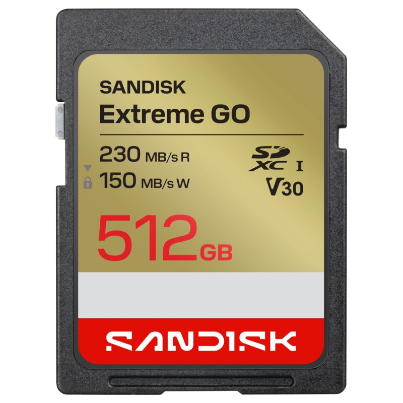 Karta pamięci SANDISK Extreme GO SDXC 512GB