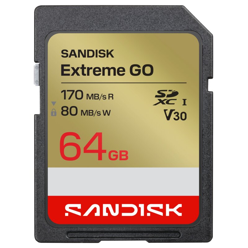 Karta pamięci SANDISK Extreme GO SDXC 64GB