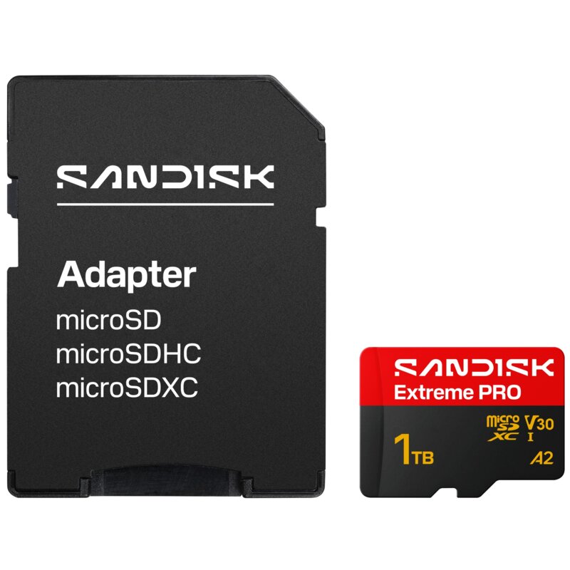 Karta pamięci SANDISK Extreme Pro microSDXC 1TB + Adapter