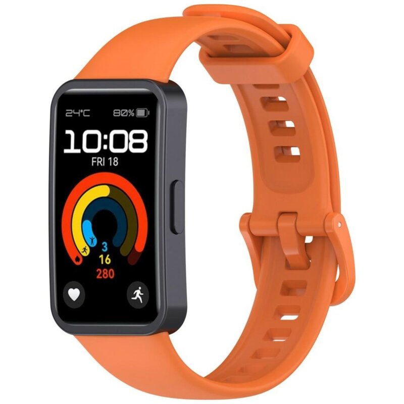 Pasek BELINE do Huawei Band 8/9/10 Pomarańczowy
