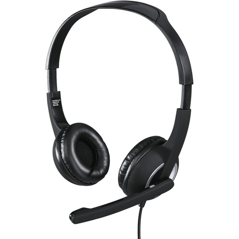 Słuchawki HAMA Essential HS-P150 Nauszne Czarno-srebrny