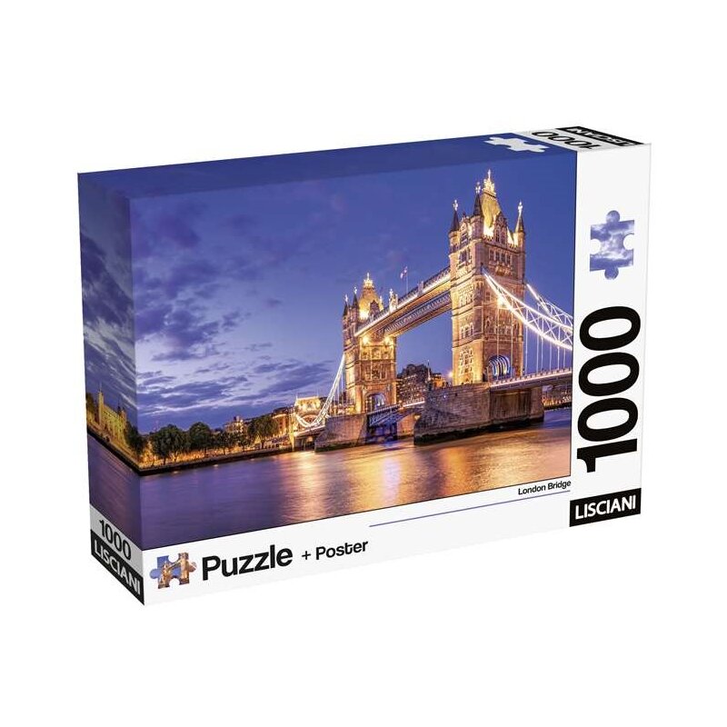 Puzzle LISCIANI Adults Tower Bridge 304-120598 (1000 elementów)