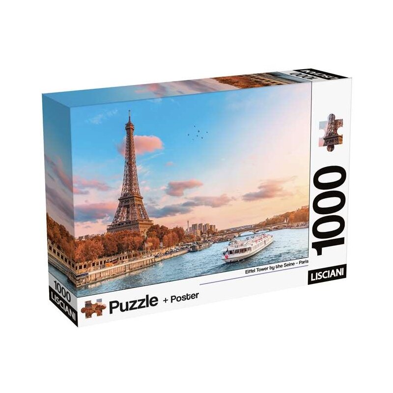 Puzzle LISCIANI Adults Wieża Eiffla 304-120604 (1000 elementów)