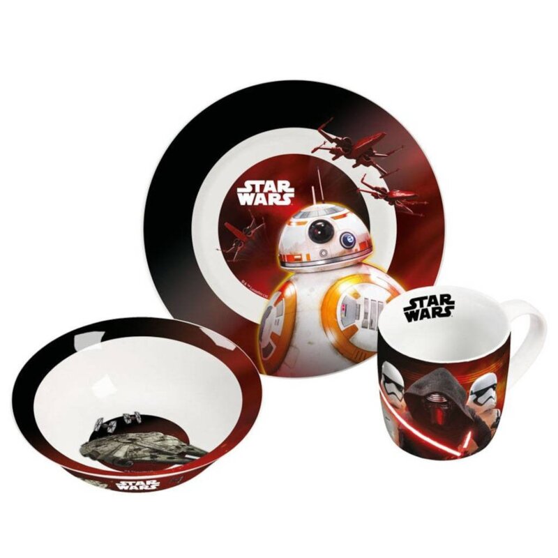 Zestaw śniadaniowy GEDALABELS Star Wars Epizod VII (3 szt.)