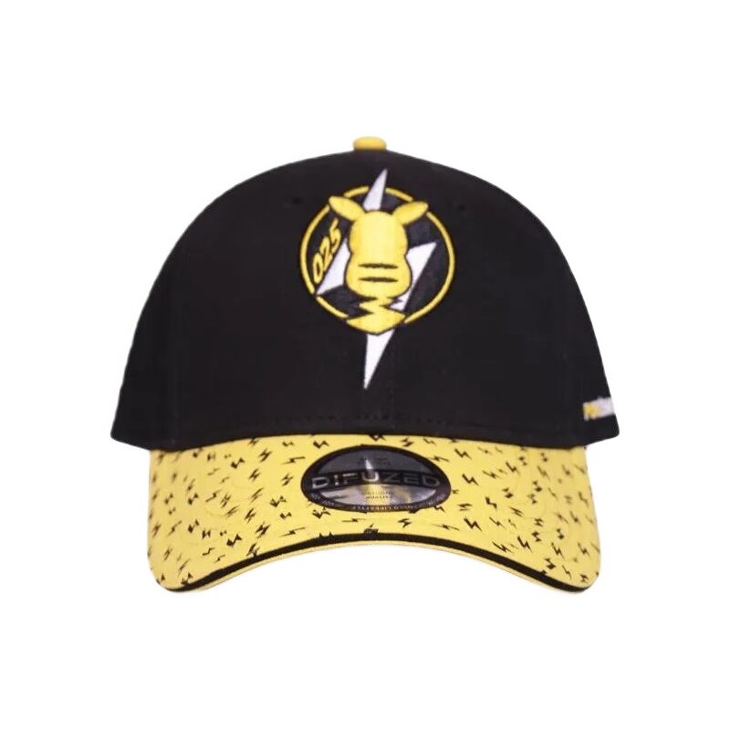 Czapka DIFUZED Pokemon Curved Bill Pika Czarny