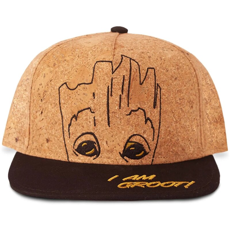 Czapka DIFUZED Marvel Cork Groot Brązowy
