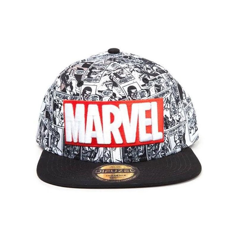 Czapka DIFUZED Marvel Comics Czarny