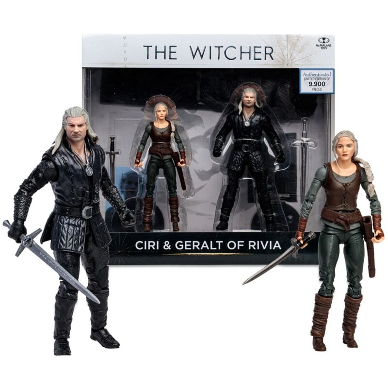 Zestaw figurek MCFARLANE The Witcher Geralt i Ciri (Sezon 3)