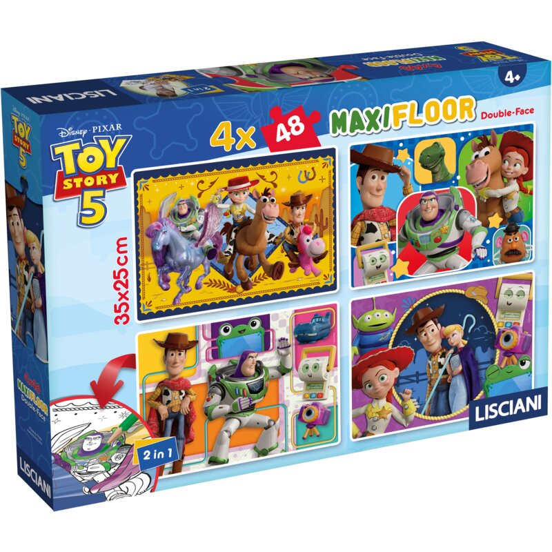 Puzzle LISCIANI MaxiFloor Disney Toy Story 5 304-116959 (192 elementów)
