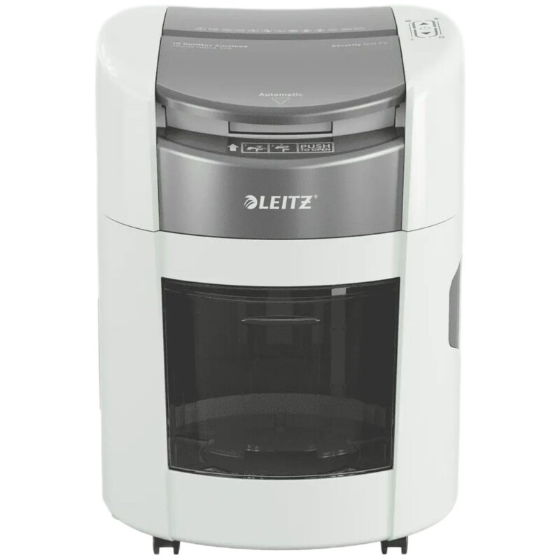 Niszczarka LEITZ IQ OptiMax Autofeed Home Office 150 15 L, P-5, Mikrościnki, Automatyczny Start/Stop, Funkcja cofania