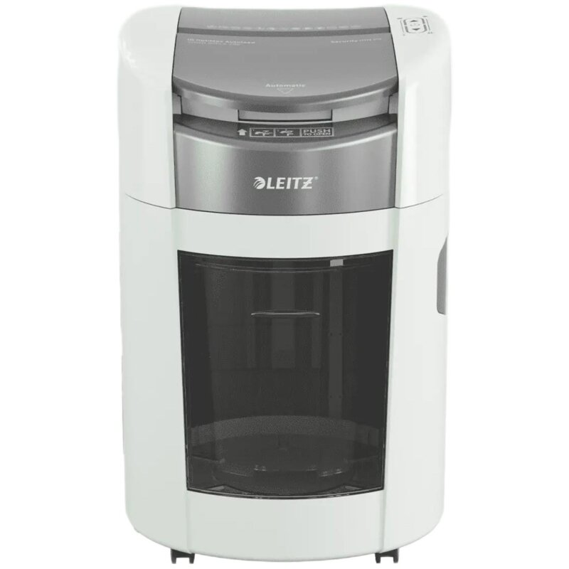 Niszczarka LEITZ IQ OptiMax Autofeed Small Office 200 21 L, P-4, Paski / Ścinki , Automatyczny Start/Stop, Funkcja cofania