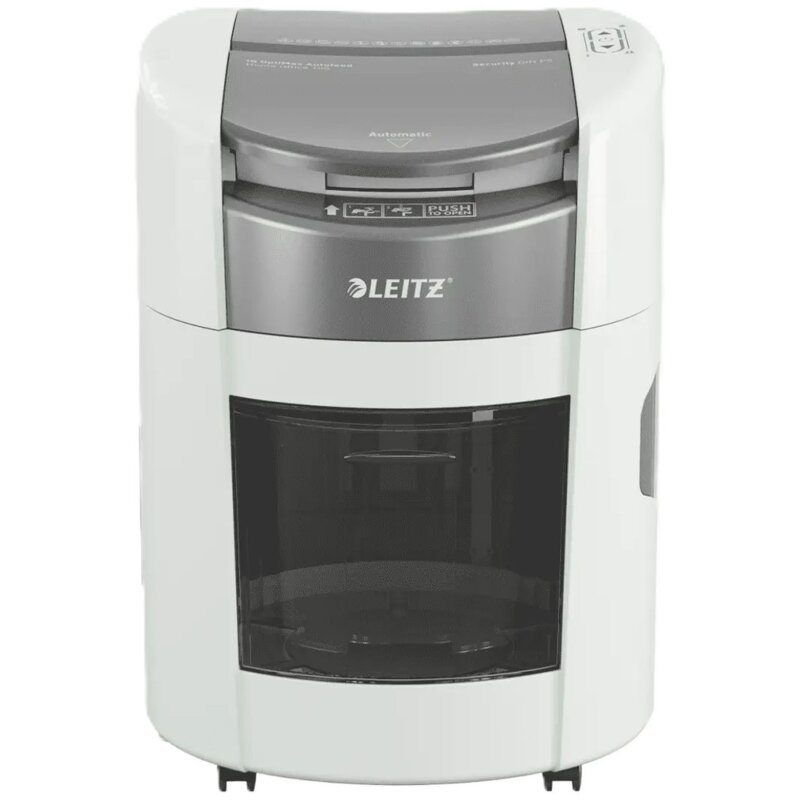 Niszczarka LEITZ IQ OptiMax Autofeed Home Office 150 15 L, P-4, Konfetti, Automatyczny Start/Stop, Funkcja cofania
