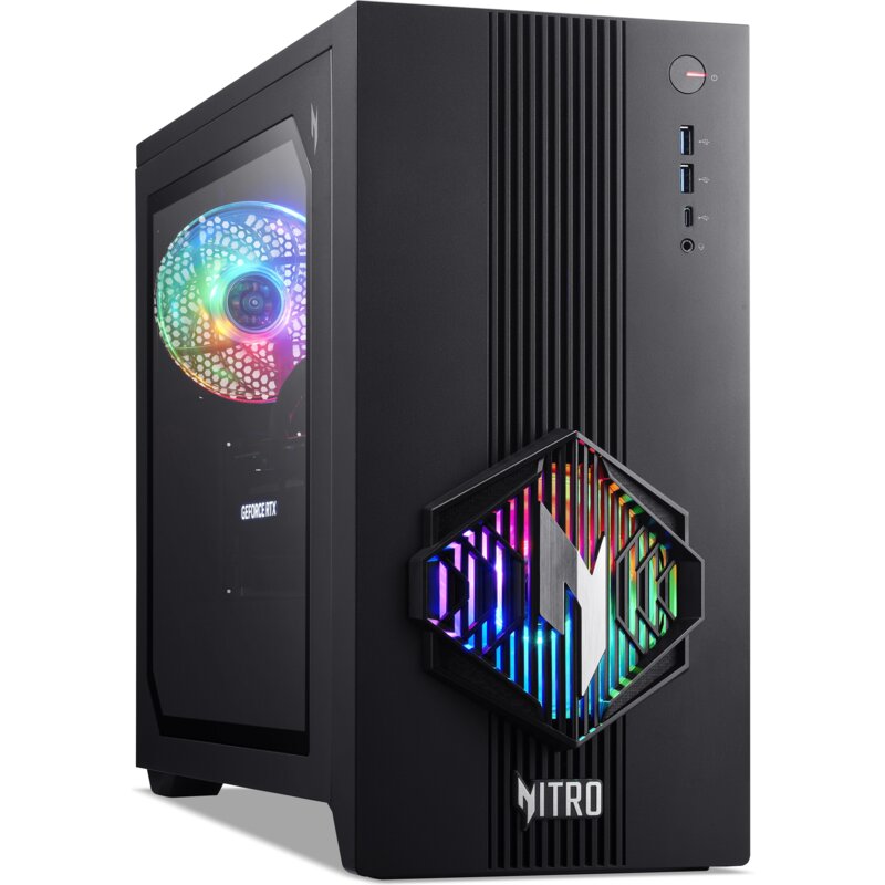 Komputer ACER Nitro N30-100 R7-8700F 32GB RAM 2TB SSD Radeon RX 9070 XT Wi-Fi