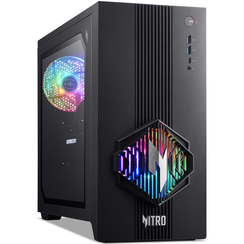 Komputer ACER Nitro N30-100 R5-8500G 32GB RAM 1TB SSD GeForce RTX5060 DLSS 4.5 Wi-Fi Windows 11 Home