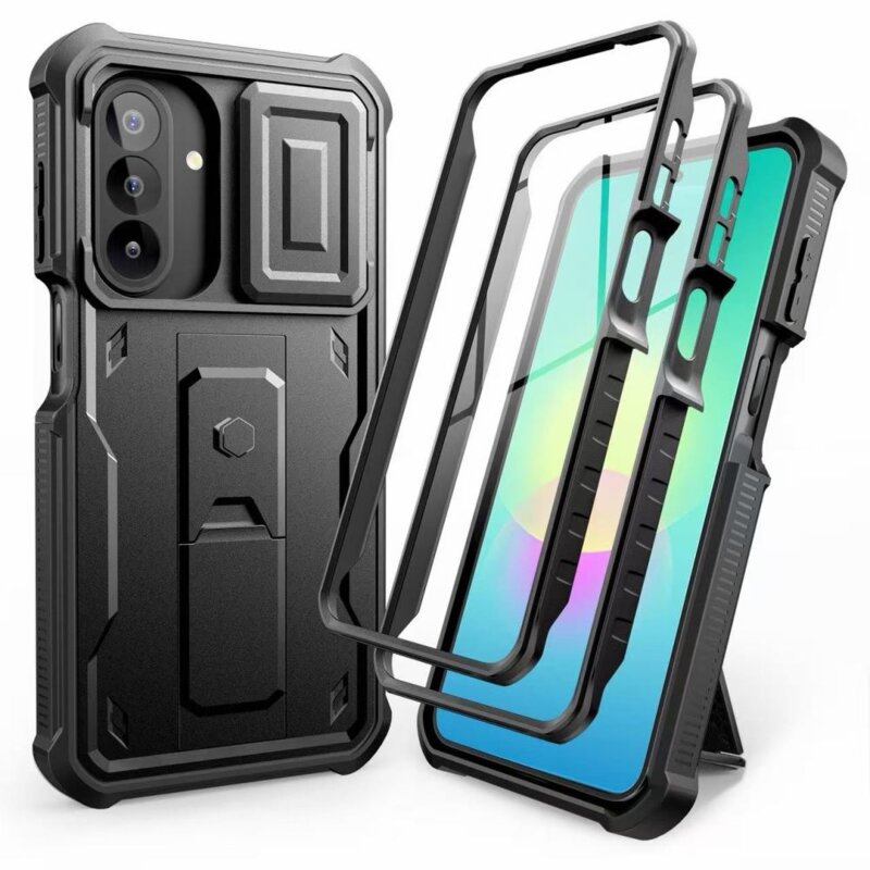 Etui TECH-PROTECT Kevlar Cam+ 2- Set do Galaxy A27 Czarny