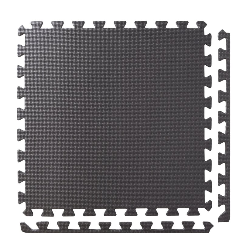 Mata pod sprzęt fitness XBOOST Puzzle (6 szt.) Czarna