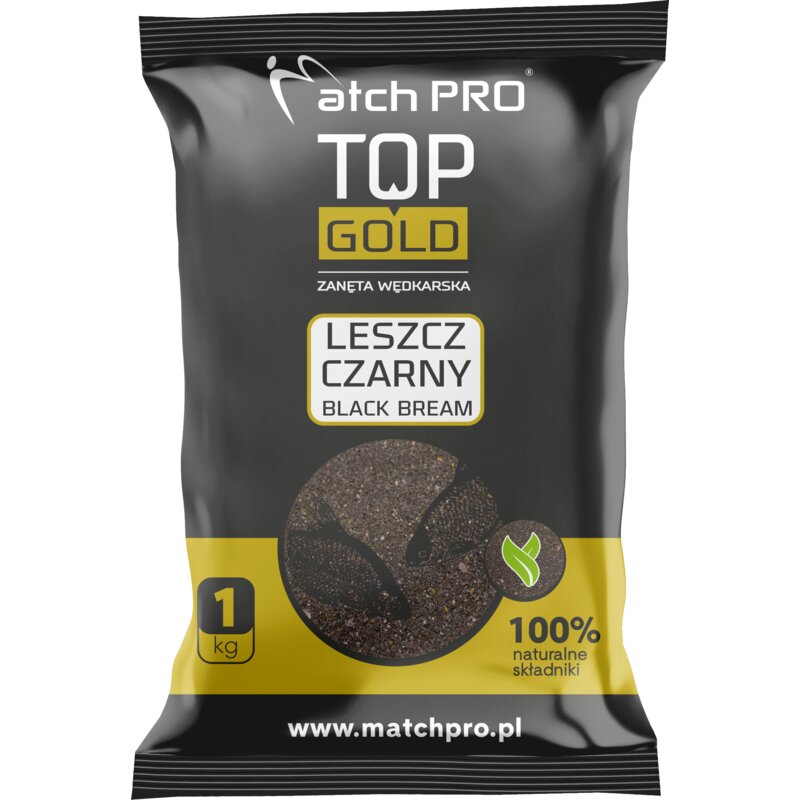 Zanęta MATCHPRO Top Gold Leszcz Czarny 1kg