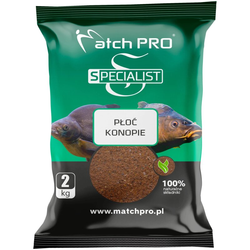 Zanęta MATCHPRO Specialist Płoć Konopie (2 kg)