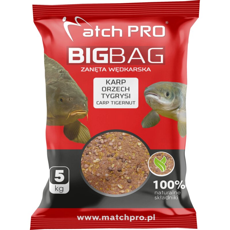 Zanęta MATCHPRO Big Bag Karp Orzech Tygrysi (5kg)