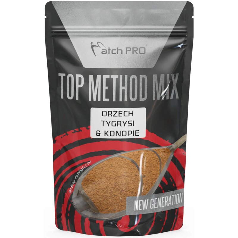 Zanęta MATCHPRO Top MethodMix Orzech Tygrysi i Konopie (700g)