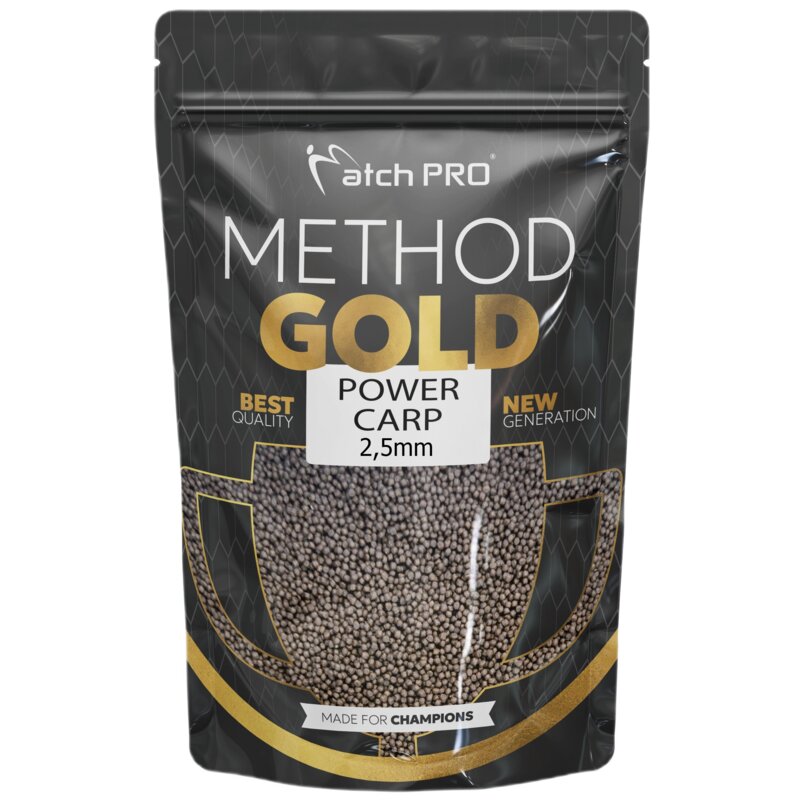 Pellet MATCHPRO Method Gold Power Carp 977522 2.5mm (700g)