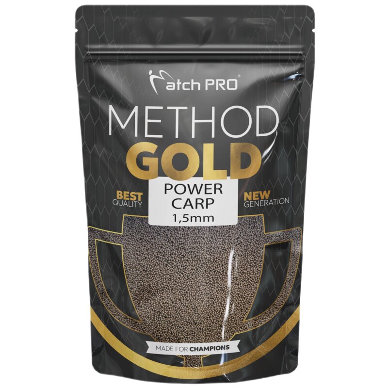 Pellet MATCHPRO Method Gold Power Carp 977520 1.5mm (700g)