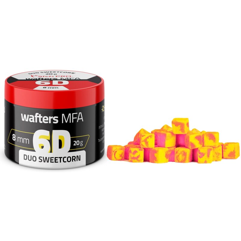 Przynęta 6D MFA MATCHPRO Duo Słodka Kukurydza Wafters 8 mm (20 g)