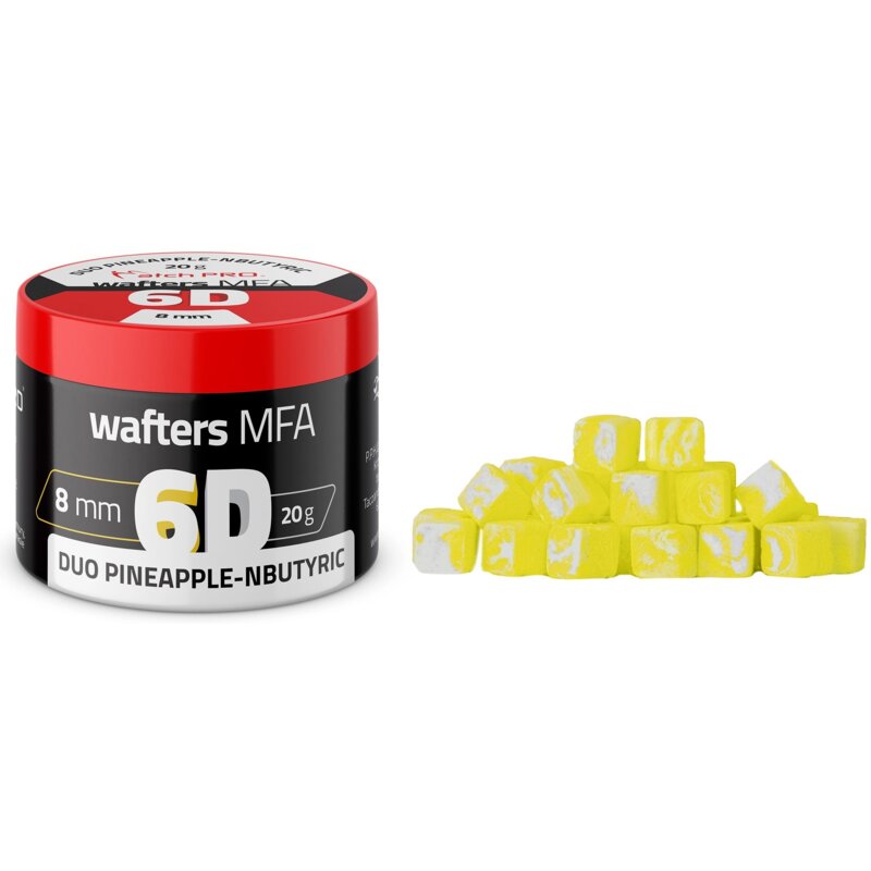 Przynęta 6D MFA MATCHPRO Duo Ananas-Kwas Masłowy Wafters 8 mm (20 g)