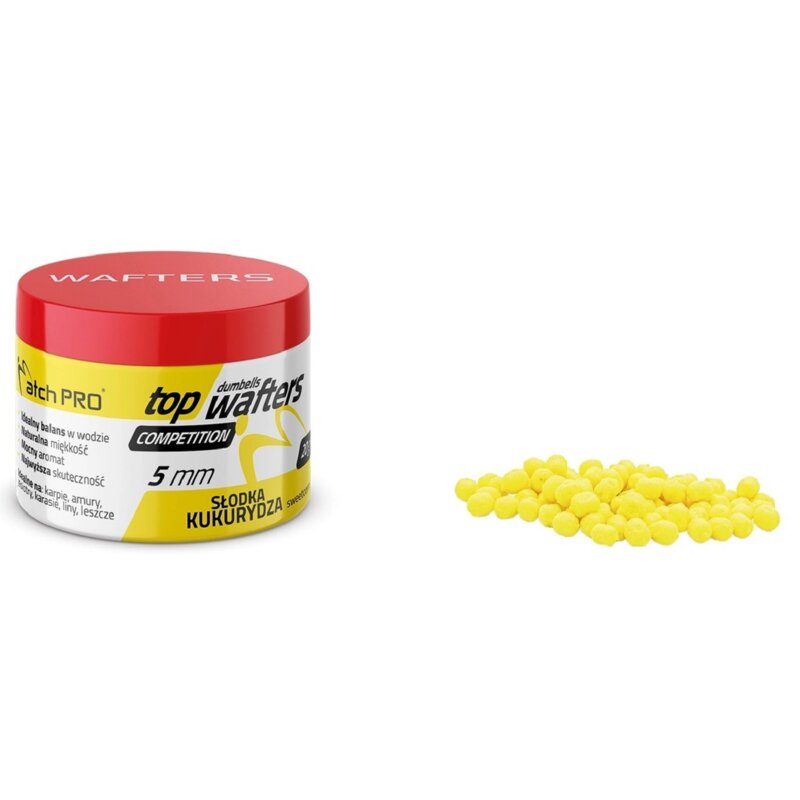 Przynęta MATCHPRO Top Dumbells Wafters Sweetcorn 5 mm (20 g)