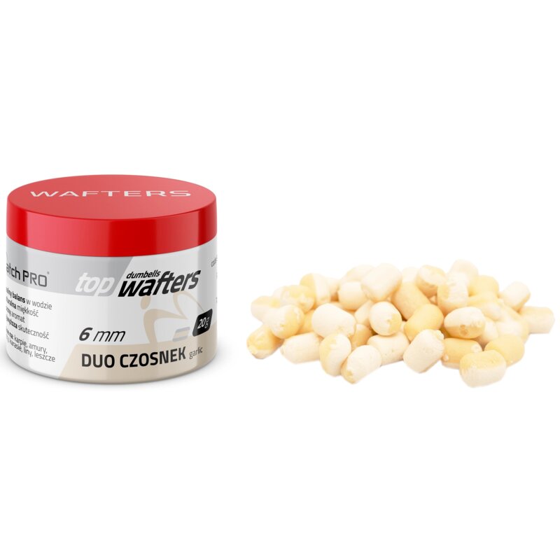 Przynęta MATCHPRO Top Dumbells Wafters Duo Garlic 6 mm (20 g)