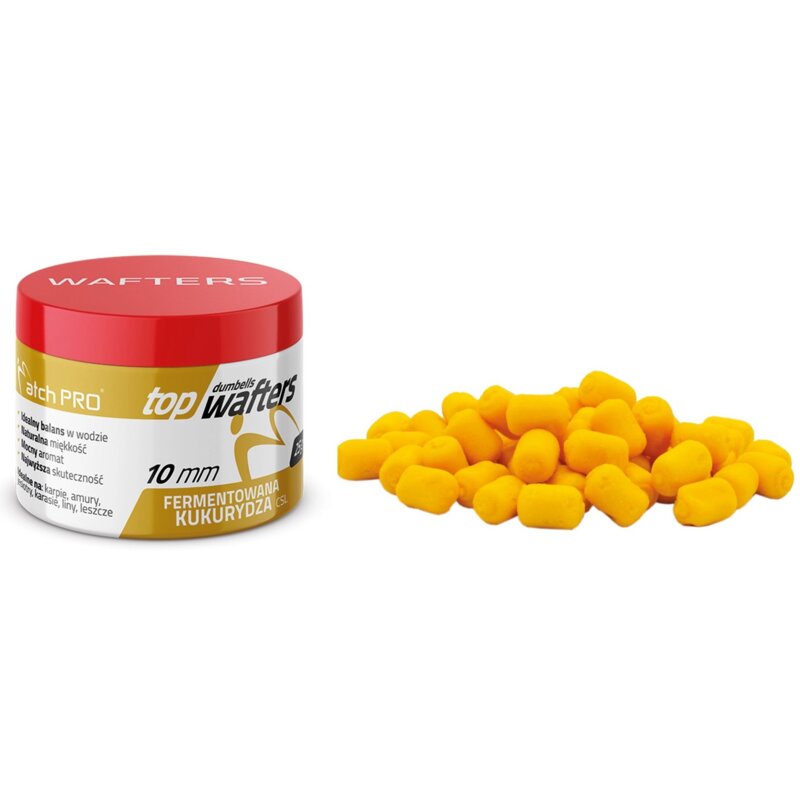Przynęta Top Dumbells MATCHPRO Fermentowana Kukurydza CSL Wafters 10 mm (25 g)