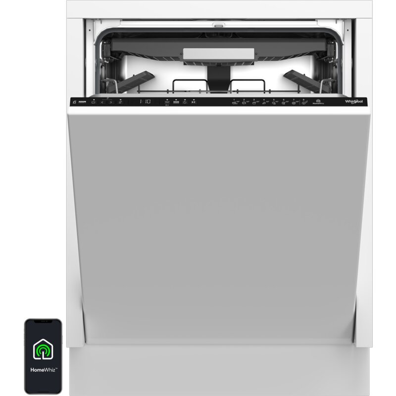 Zmywarka WHIRLPOOL WH6ITA14B1N6LW PowerClean Pro Autootwieranie drzwi Zdalne sterowanie Inwerter 60cm